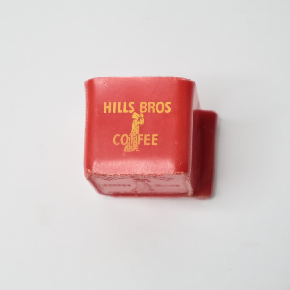 Vintage Hills Bros Coffee Guideâ Scoop Red Plastic Coffee 1950s Advertising MCM